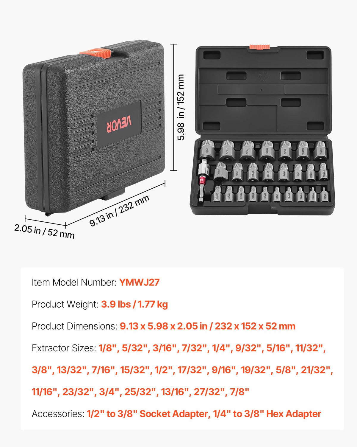 Screw Extractor Set