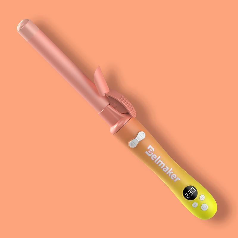 Iridescent Ceramic Curling Iron - Fast-Heat Hair Curler for Shiny, Long-Lasting Curls