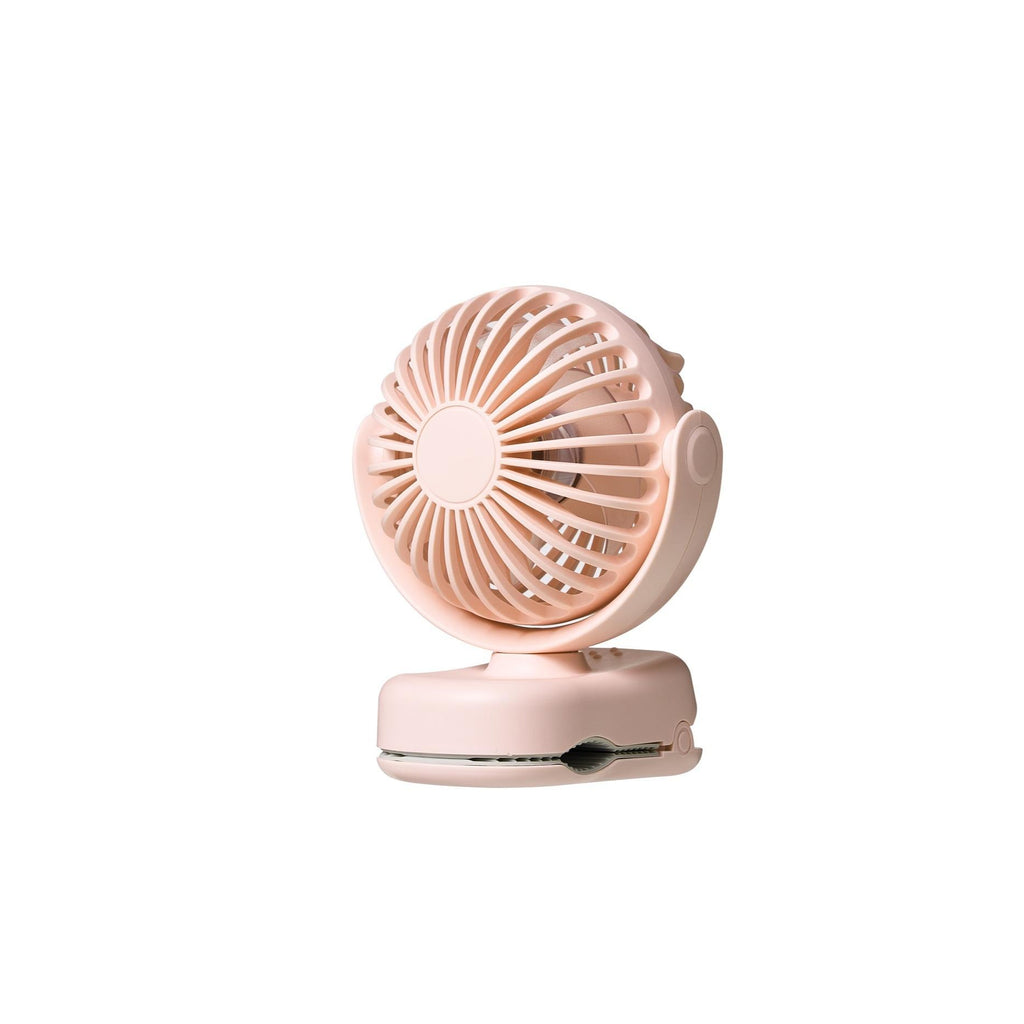 USB Clip-On Fan - Rechargeable 360В° Personal Fan for Stroller, Desk & Outdoors