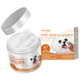 Pet Eye & Tear Stain Wipes - Gentle Cleaning Pads for Dogs & Cats