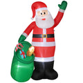 9ft 275 Cm Christmas Inflatable Santa With Bear Sack