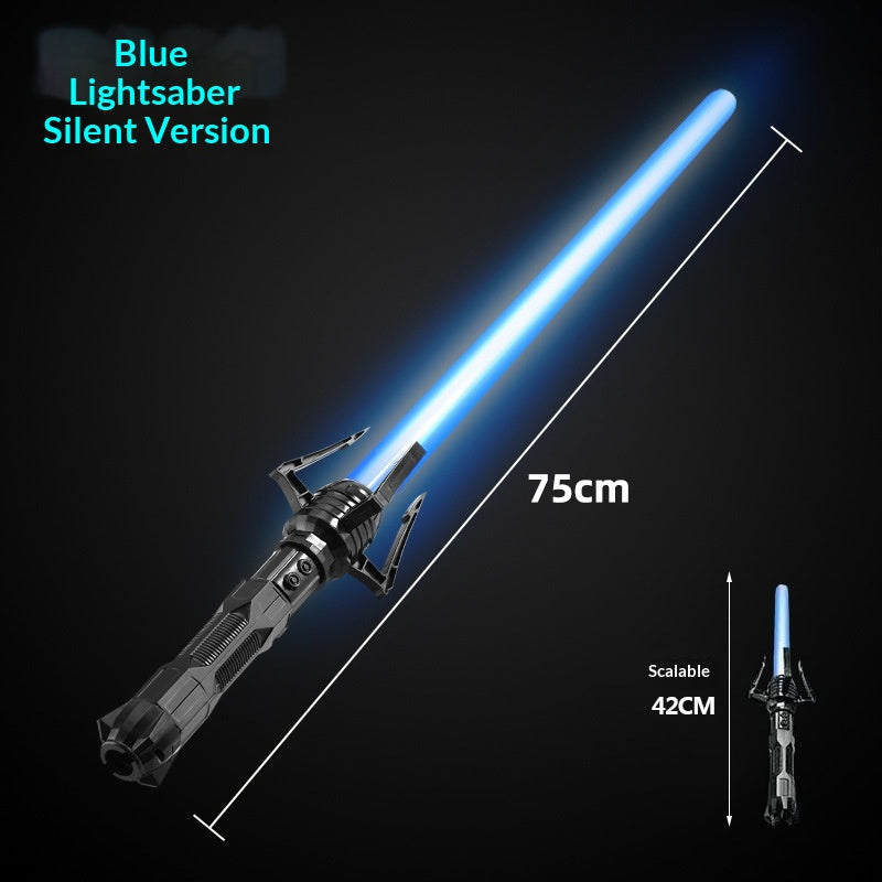 Retractable LED Laser Sword Toy for Kids - 7 Color Light Up