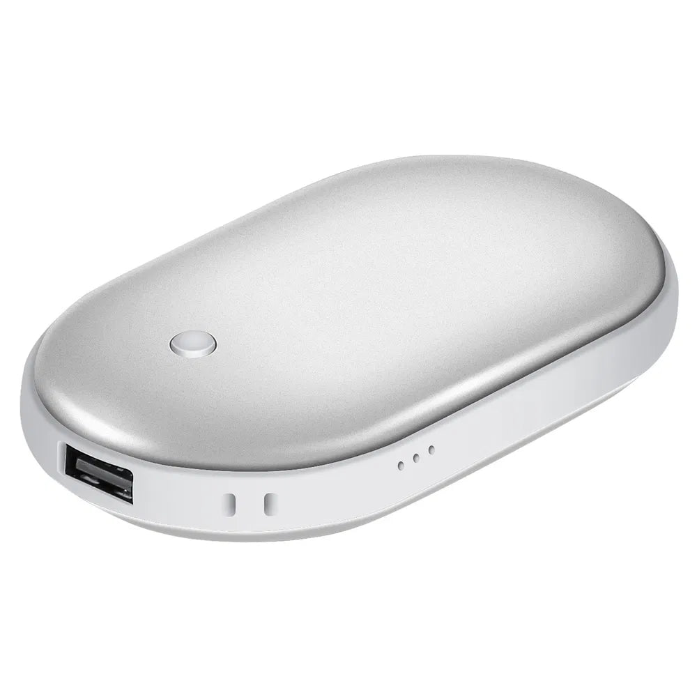Rechargeable Hand Warmer & Power Bank - 2-in-1 Pocket Heater for Winter