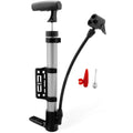 Mini Bike Tire Inflator - Portable Bicycle & Ball Air Pump with Frame Mount