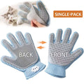 2-in-1 Pet Grooming Glove - Double-Sided Deshedding & Massage Mitt for Cats & Dogs