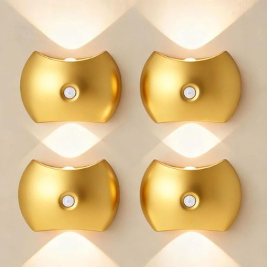 Motion Sensor LED Wall Light - Rechargeable Magnetic Night Light for Stairs & Closets