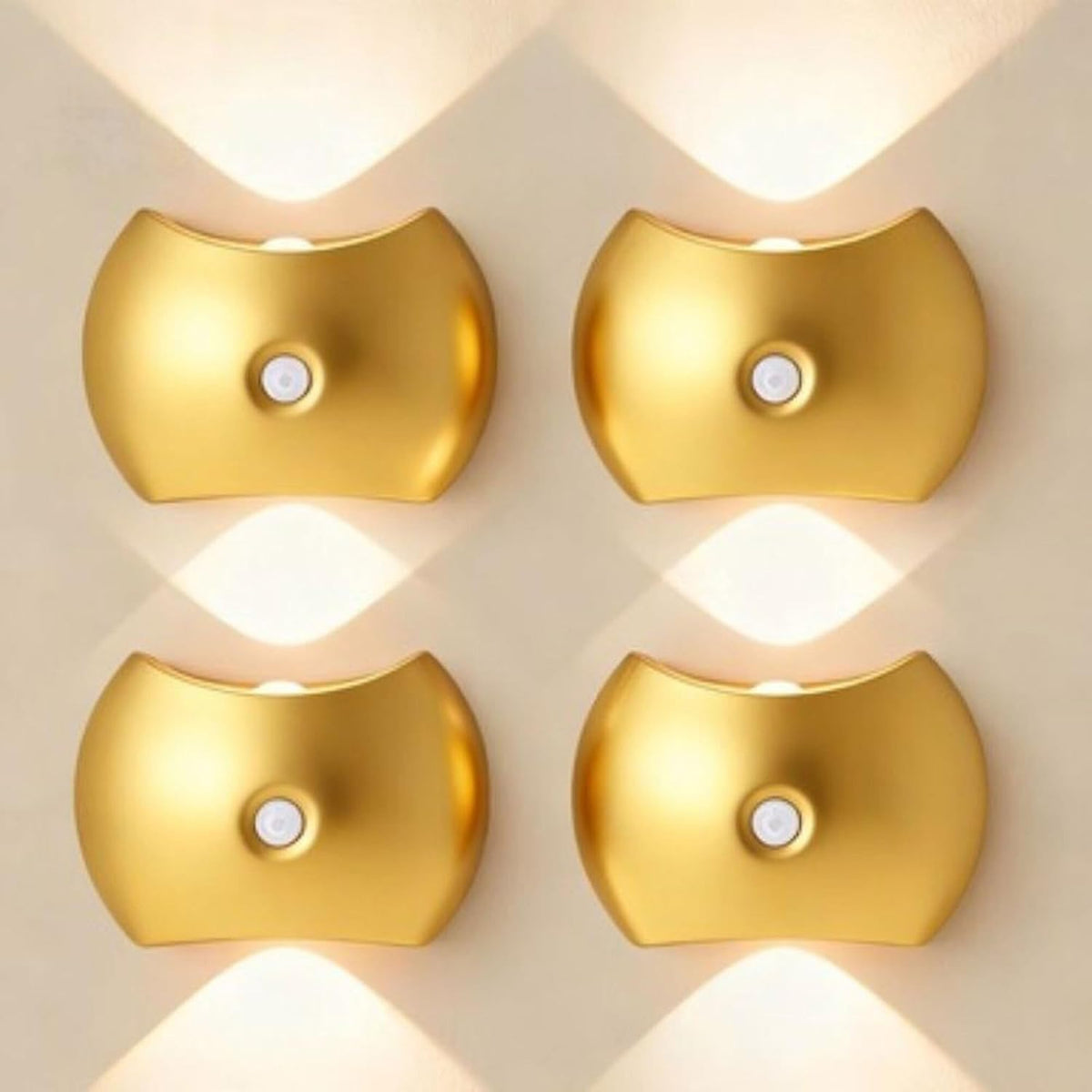Motion Sensor LED Wall Light - Rechargeable Magnetic Night Light for Stairs & Closets