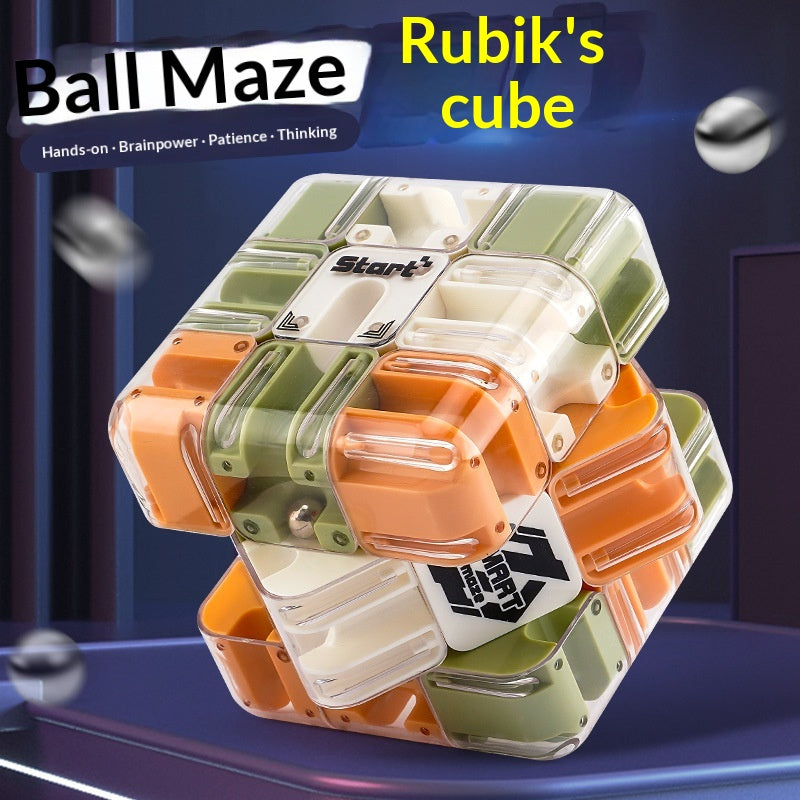 Kids Bead Maze Logic Cube
