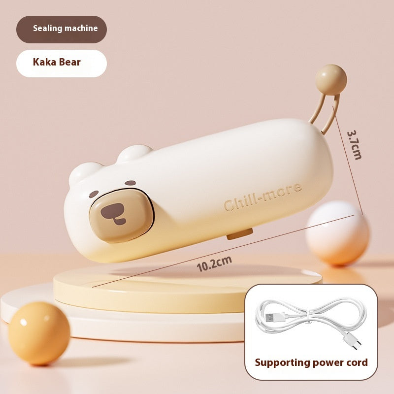 Coffee bear mini bag sealer