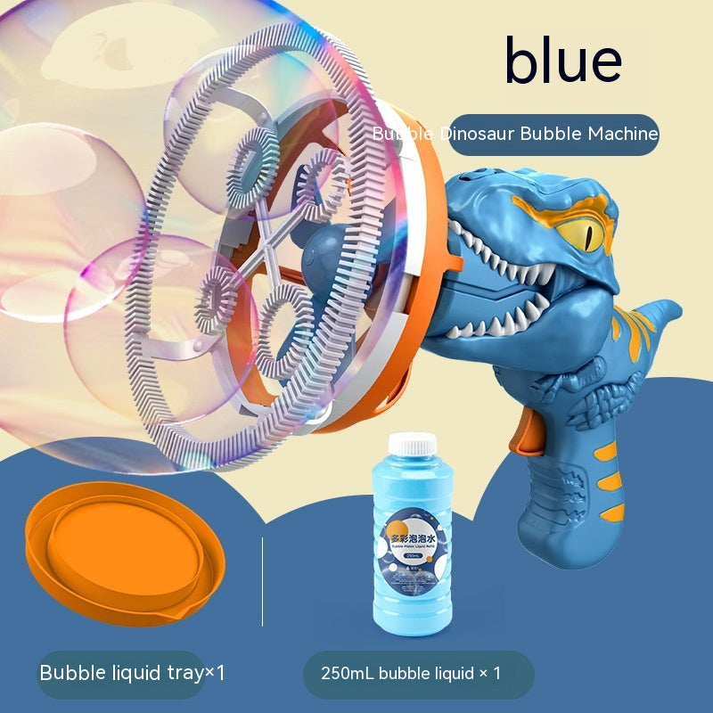 Dinosaur Automatic Bubble Machine for Kids - Handheld Bubble Blower