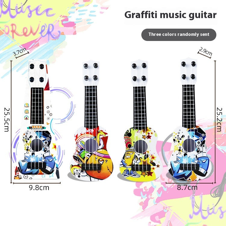 Mini Ukulele Toy Guitar for Kids