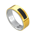 Smart Health Ring - Sleep, Heart Rate & Activity Tracker in a Sleek Titanium-Look Band