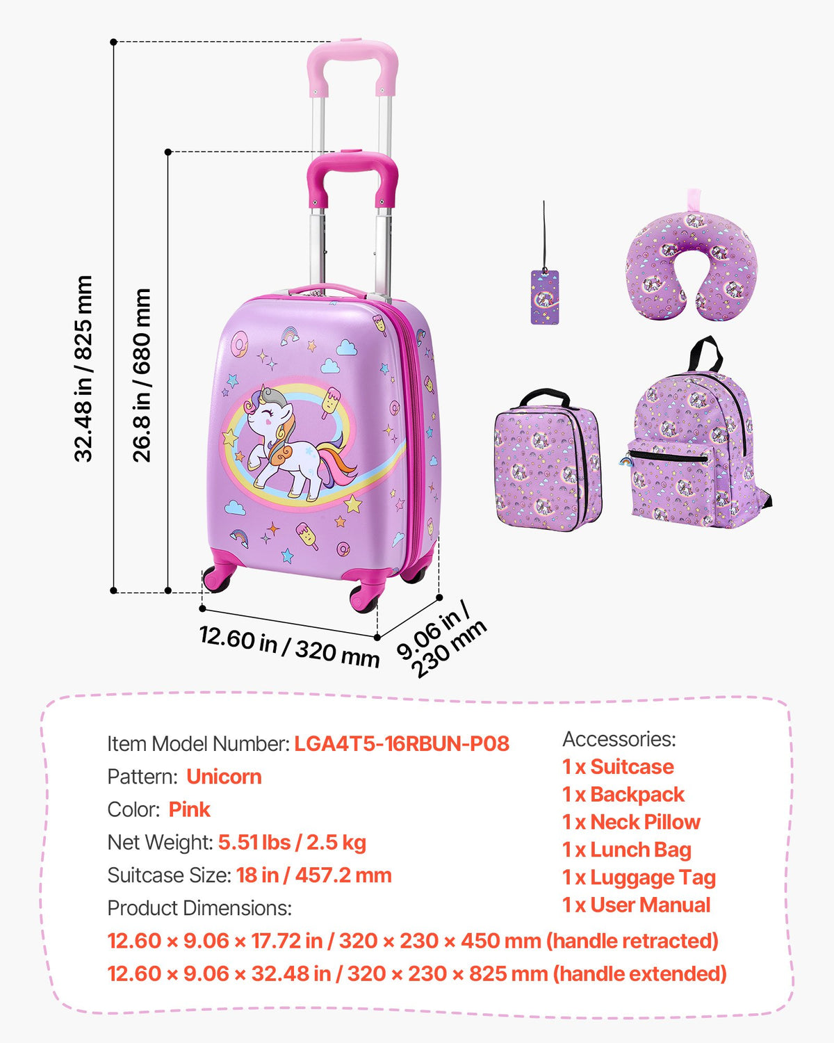Kids Luggage Set