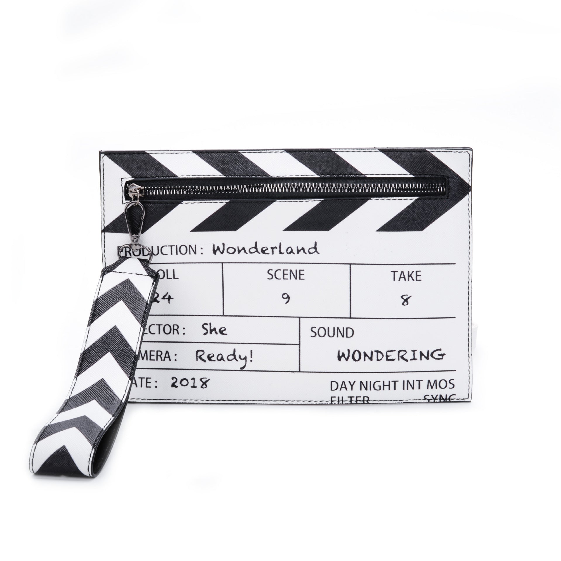 Movie Prop Design Pu Leather Casual Women's Clutch Envelope Bag