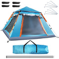 1Pc 4-5 Person Camping Tent With 2 Mosquito Nets Windows Carry