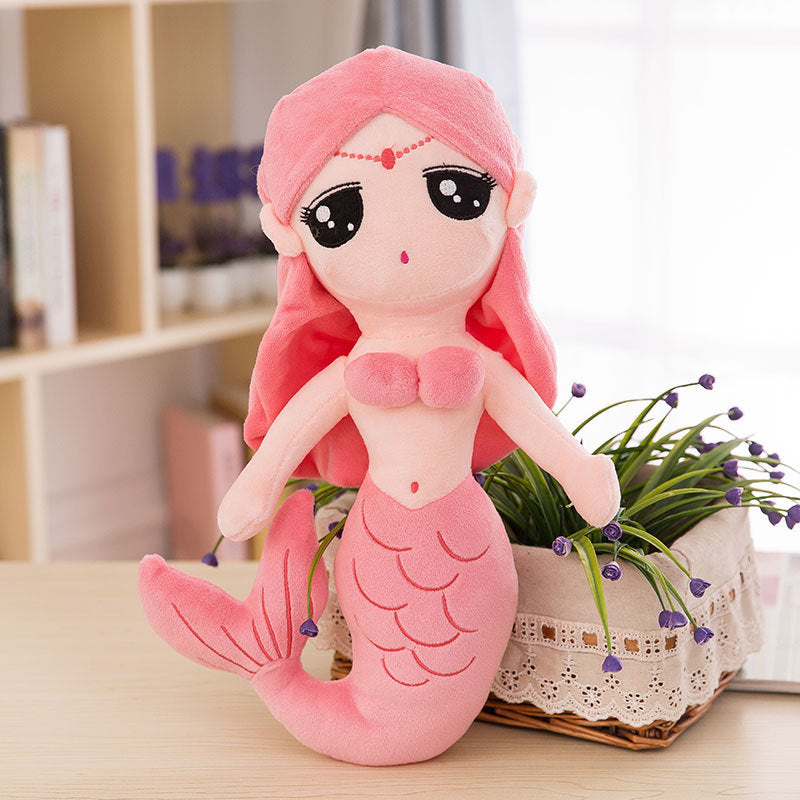 Mermaid Princess Plush Doll - Soft Cuddly Toy for Girls