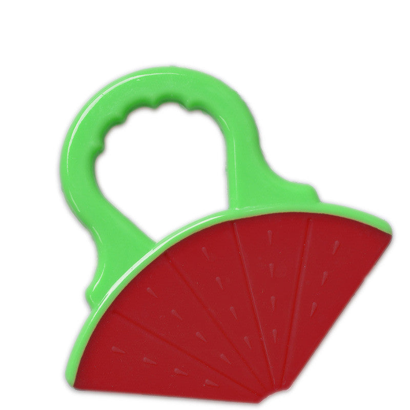 Baby Silicone Teether - Soft Fruit Teething Toy for Soothing Sore Gums