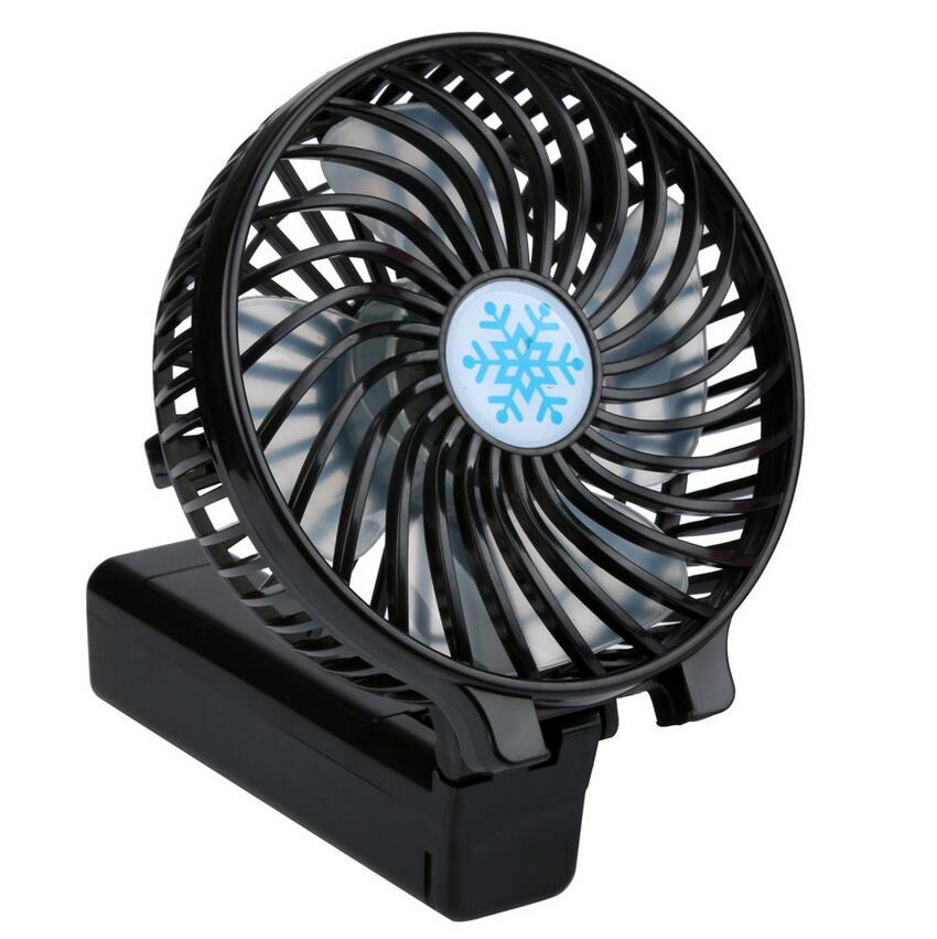 Foldable Portable Mini Fan — Handheld & Desk, USB Rechargeable