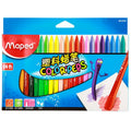 Kids 24-Color Crayons - Bright Smooth Coloring Crayons for Children