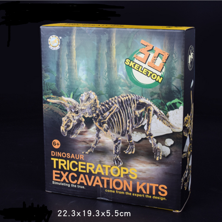 Dinosaur Dig Kit - Excavate and Discover Dino Fossils STEM Toy for Kids