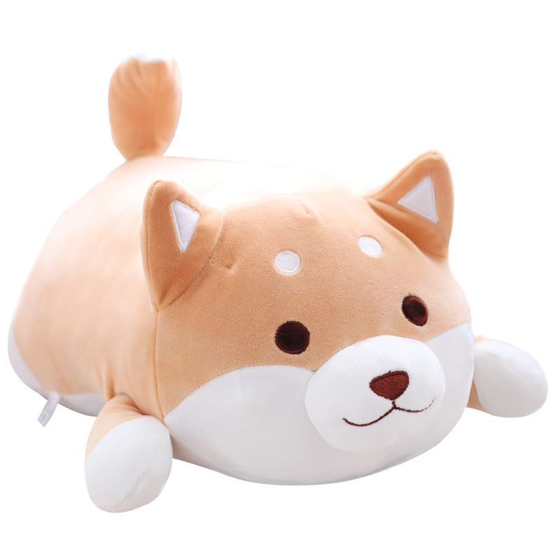 Cute Shiba Inu Plush Toy - Soft Kawaii Stuffed Dog Pillow for Kids