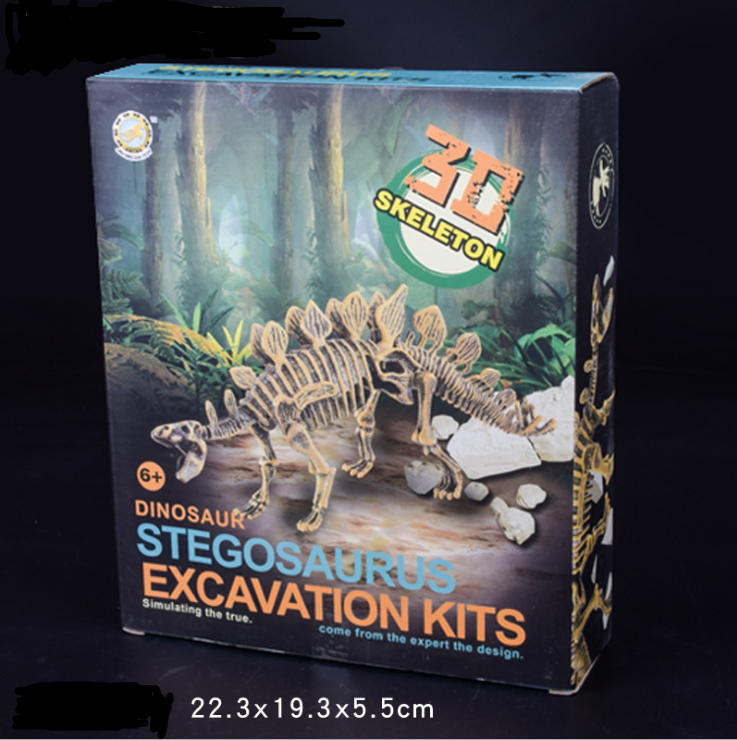 Dinosaur Dig Kit - Excavate and Discover Dino Fossils STEM Toy for Kids