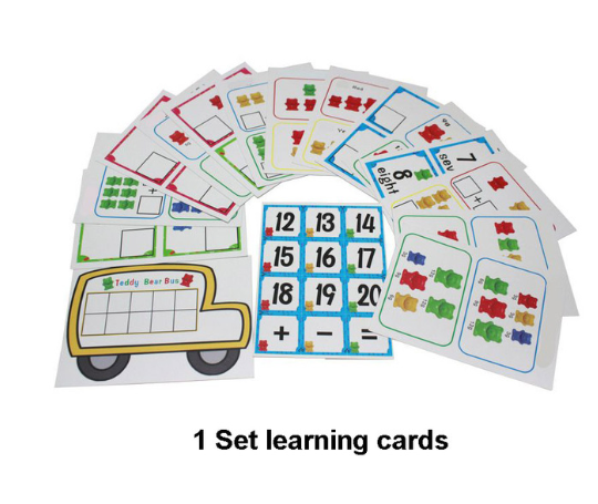 Rainbow Counting Bears - Montessori Sorting and Counting Math Toy