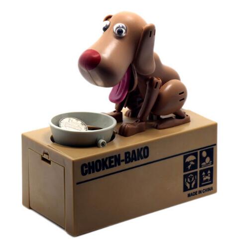 Robotic Dog Piggy Bank - Coin-Eating Money Box Savings Toy for Kids