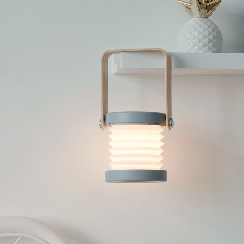 Foldable LED Night Light & Reading Lamp - Rechargeable Touch Lantern