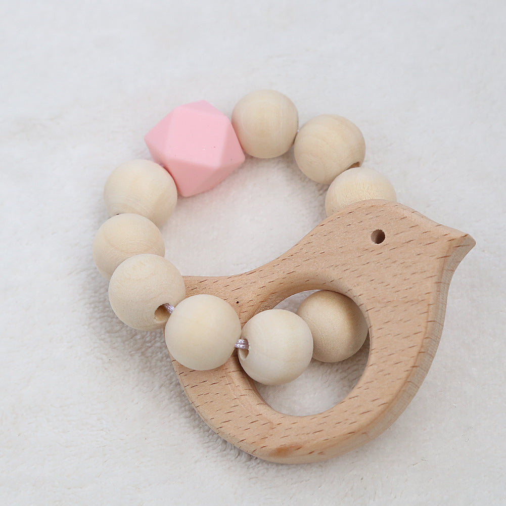 Baby Wooden Lacing Beads - Montessori Threading Animal Toy for Toddlers