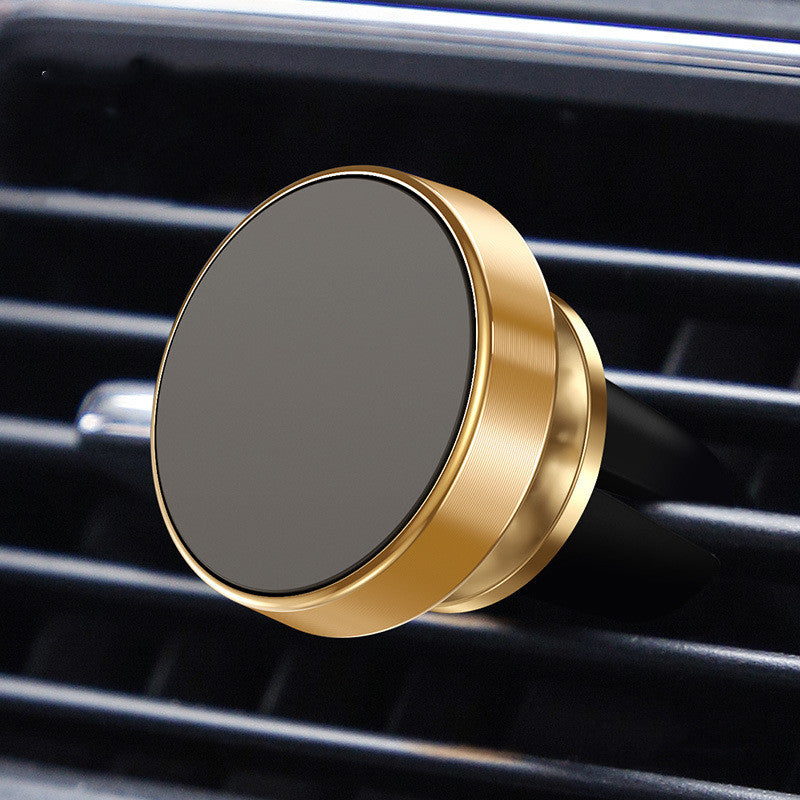 Gold magnetic car phone holder