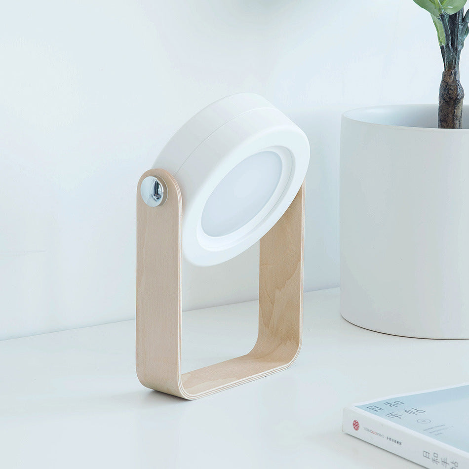Foldable LED Night Light & Reading Lamp - Rechargeable Touch Lantern