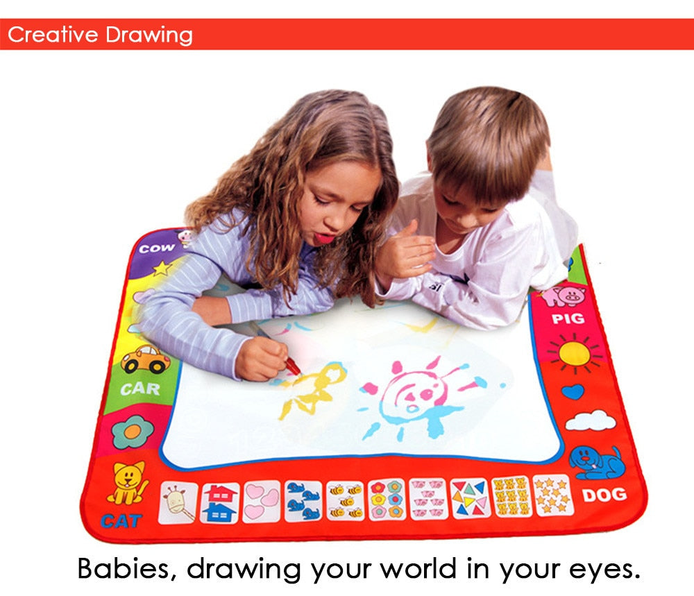 Kids water doodle drawing mat