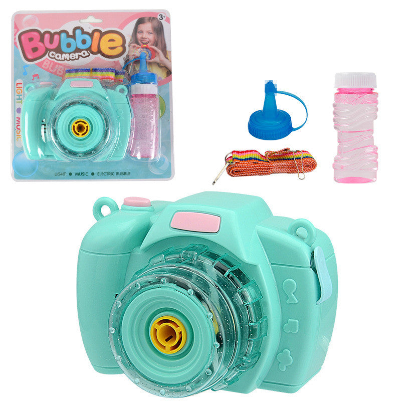 Kids Bubble Camera - Automatic Bubble Machine Toy for Outdoor Fun