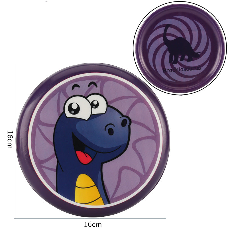 Kids Soft Flying Disc - Dinosaur Outdoor Flying Saucer Toy