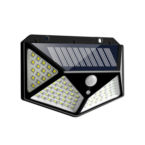 100 LED Solar Wall Light - Outdoor Waterproof Garden & Patio Lamp