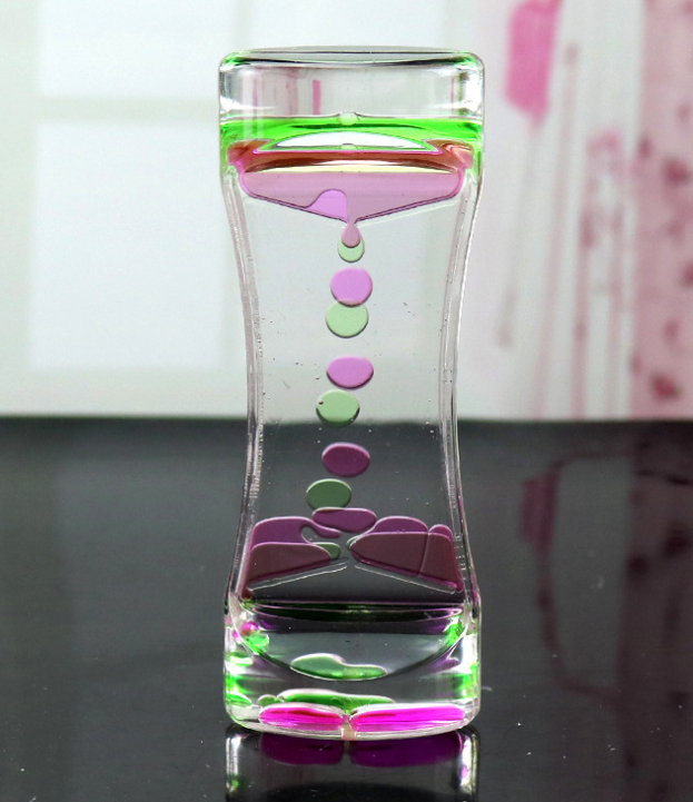 Liquid Motion Bubbler - Floating Oil Drip Sensory Timer