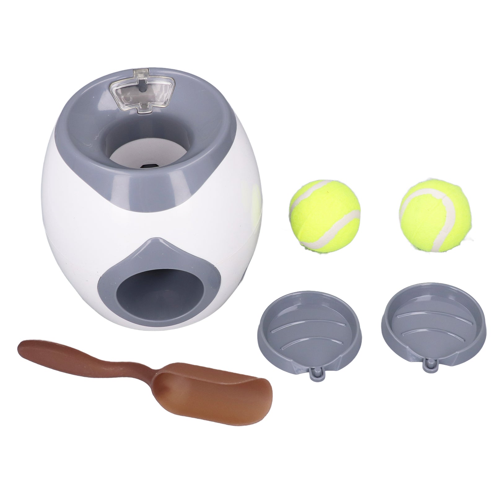 Interactive Dog Ball Treat Machine - Tennis Ball Feeder Toy for Solo Play & Training