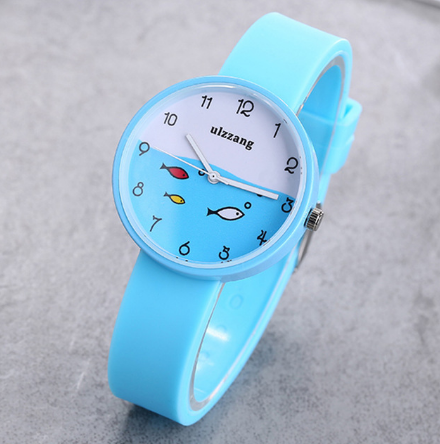 Kids Silicone Watch - Fun Cartoon Quartz Wristwatch for Boys and Girls