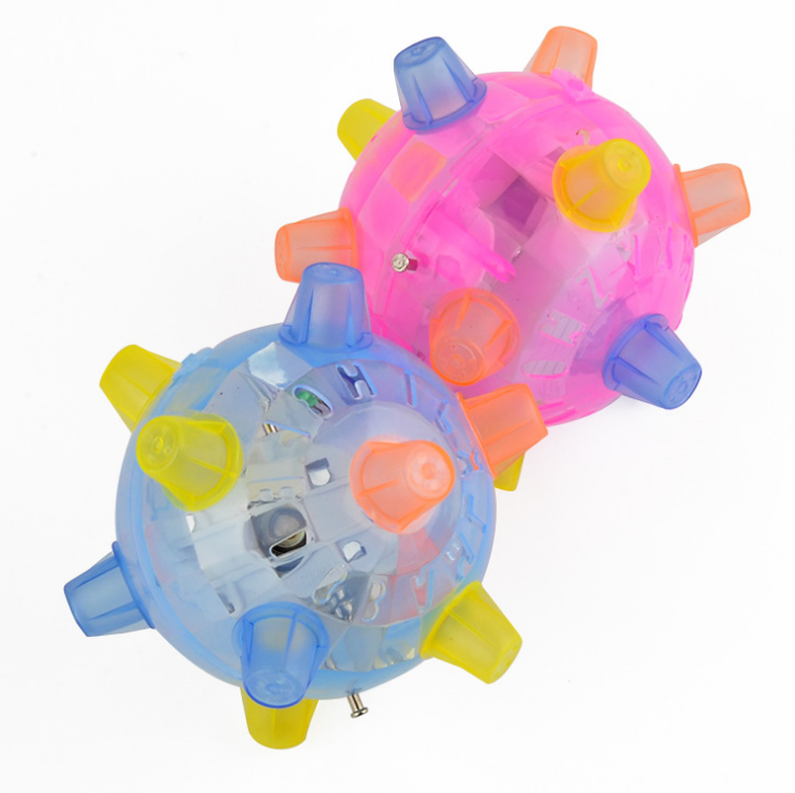 LED light-up bouncing pet ball