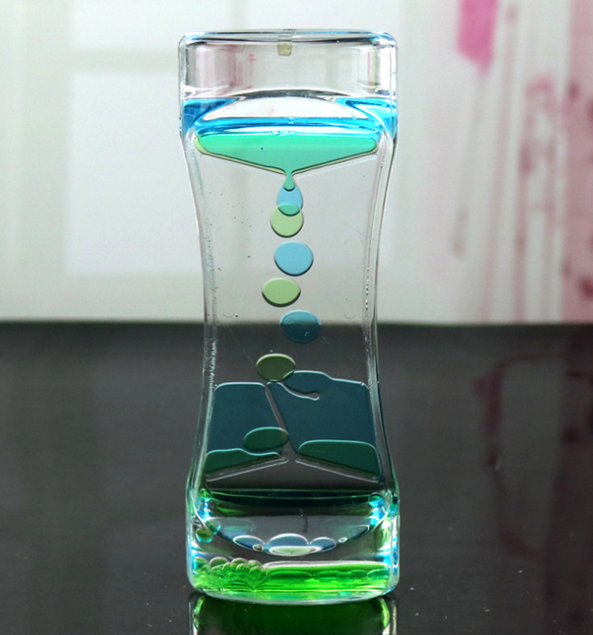 Liquid Motion Bubbler - Floating Oil Drip Sensory Timer