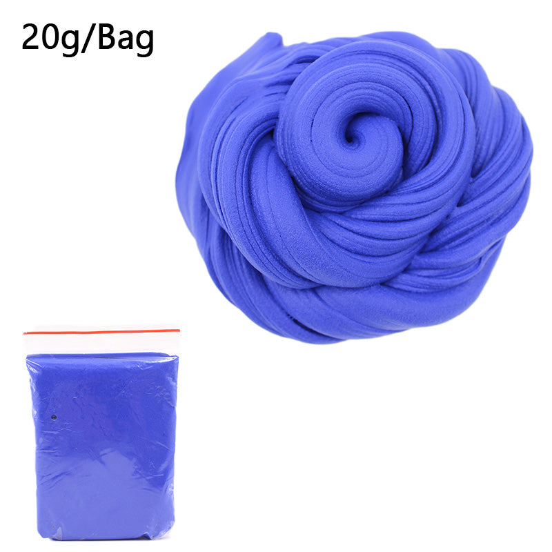 Fluffy Foam Slime - Soft Cloud Putty Sensory Stress Toy for Kids
