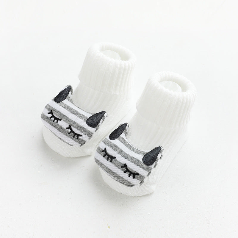 Baby Non-Slip Grip Socks - Cute Anti-Skid Floor Socks for Toddlers
