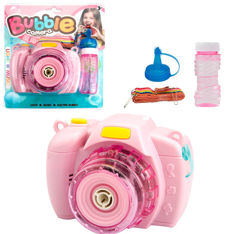 Kids Bubble Camera - Automatic Bubble Machine Toy for Outdoor Fun