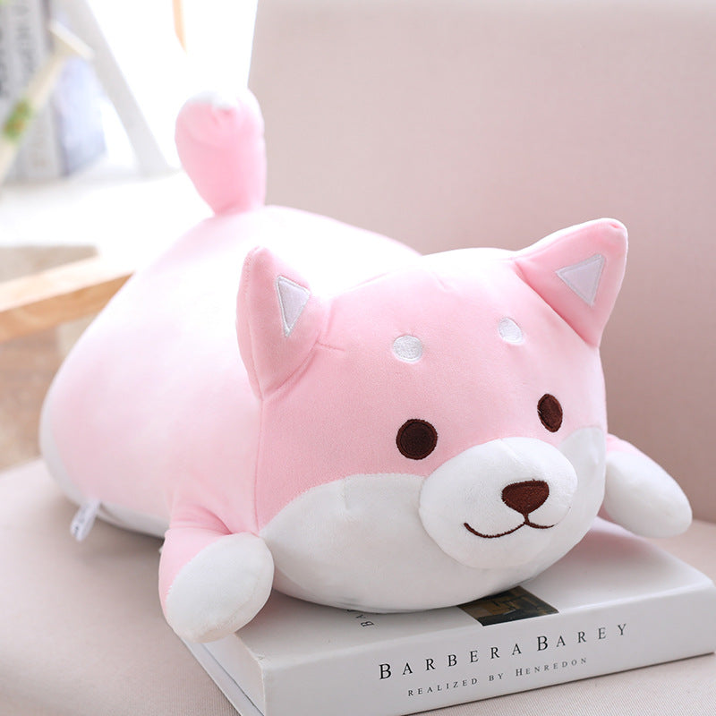 Cute Shiba Inu Plush Toy - Soft Kawaii Stuffed Dog Pillow for Kids