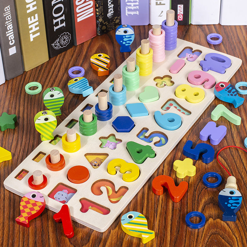 Magnetic Fishing Game - Wooden Educational Toy for Toddlers