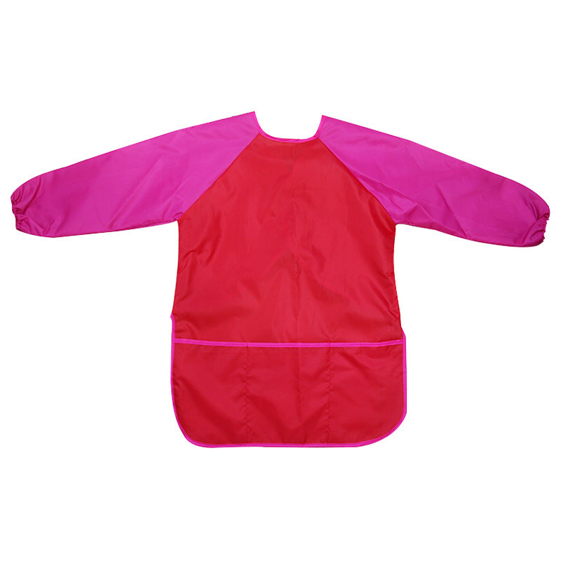 Kids Painting Smock - Long-Sleeve Waterproof Art Apron for Children