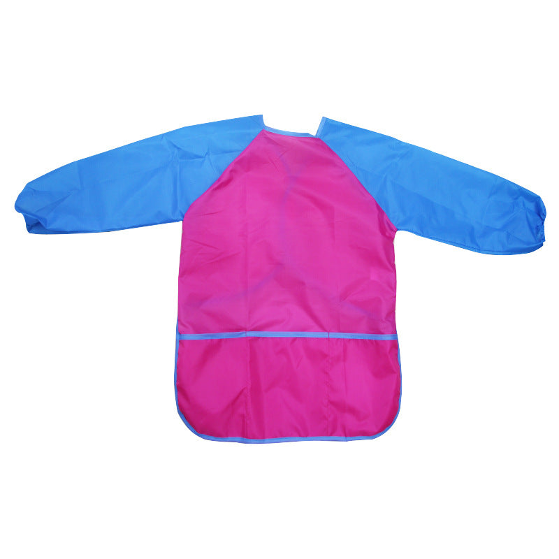 Kids Painting Smock - Long-Sleeve Waterproof Art Apron for Children