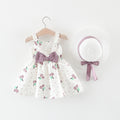 Girls Summer Princess Dress - Soft Cotton Sleeveless Dress for Kids