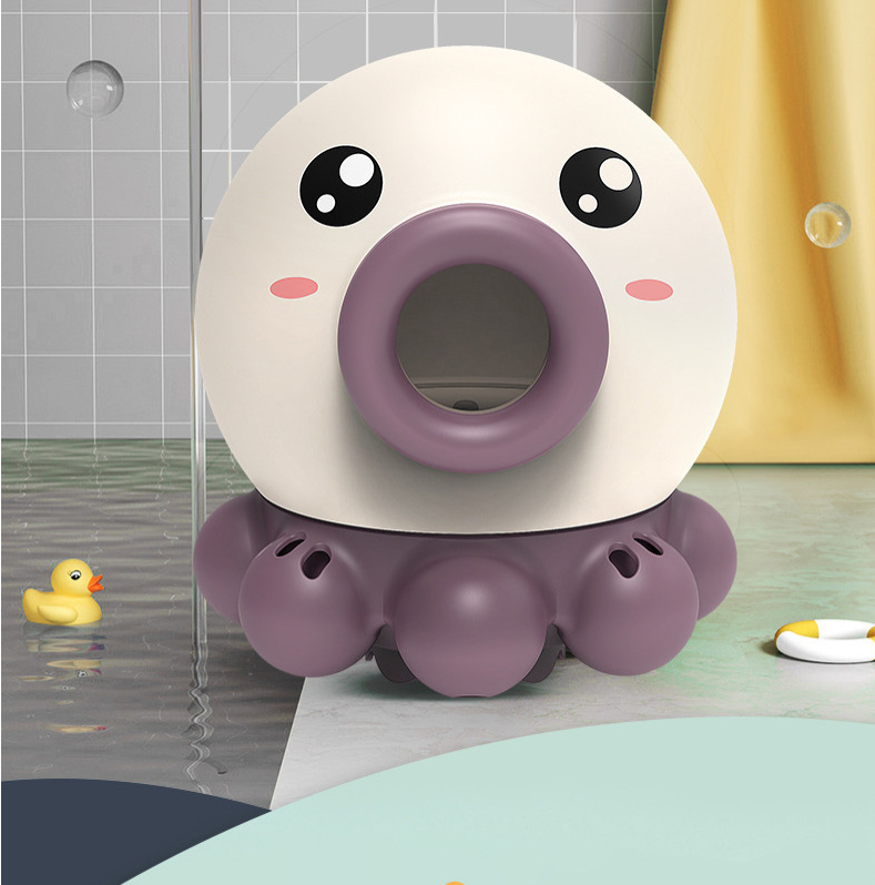 Octopus Water Fountain Bath Toy - Rotating Spray Pool Toy for Kids